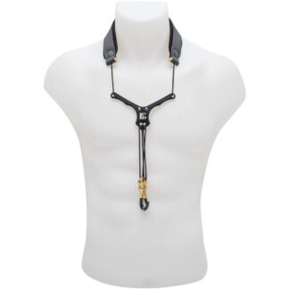Cordón Saxo BG S-20YBMSH Cuero Zen Al Cuello Negro