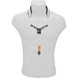 Cordón Saxo BG S-28YBMSH Cuero Zen Al Cuello Blanco