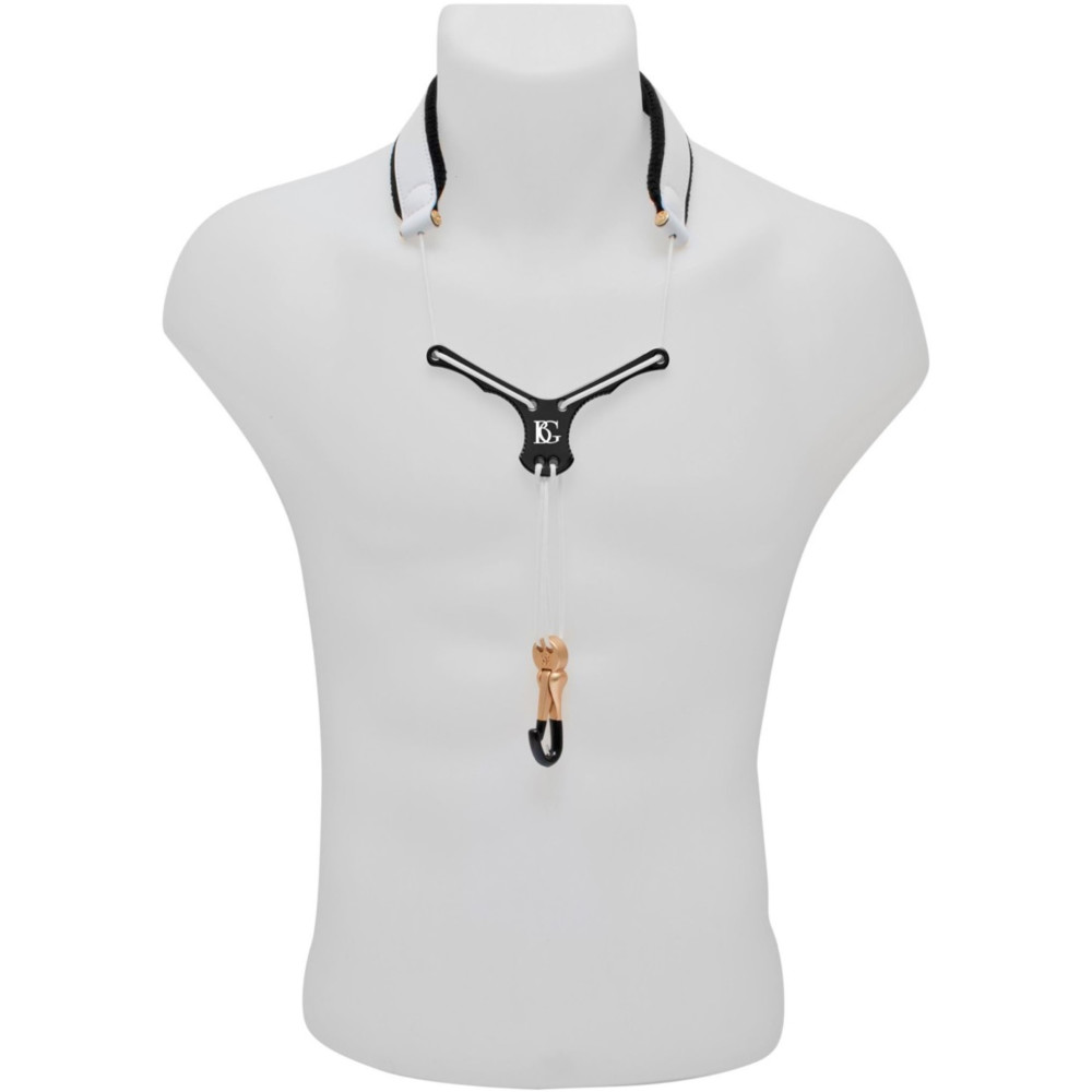 Cordón Saxo BG S-28YBMSH Cuero Zen Al Cuello Blanco