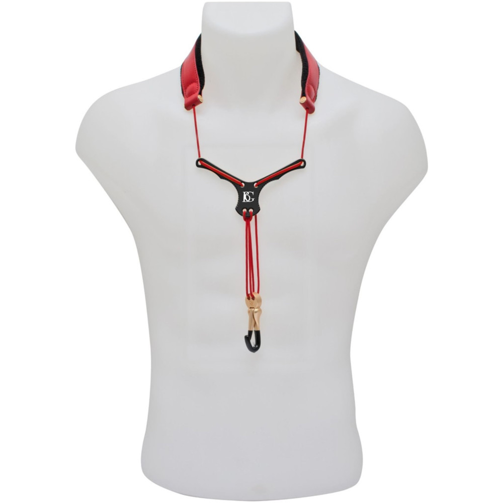 Cordón Saxo BG S-29YBMSH Cuero Zen Al Cuello Rojo