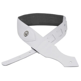 Correa Guitarra BG Comfort Fashion Piel Blanca GLA18