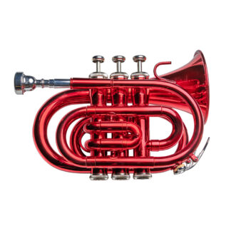 Trompeta Pocket Taylor Collins TCPTR-13 RD Roja en Sib