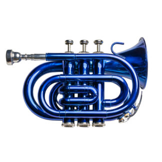 Trompeta Pocket Taylor Collins TCPTR-13 BL Azul en Sib