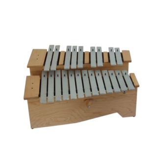 Juego Metalofón soprano cromático Tucker  TCXL-1309A 22 notas aluminio (2 muebles)