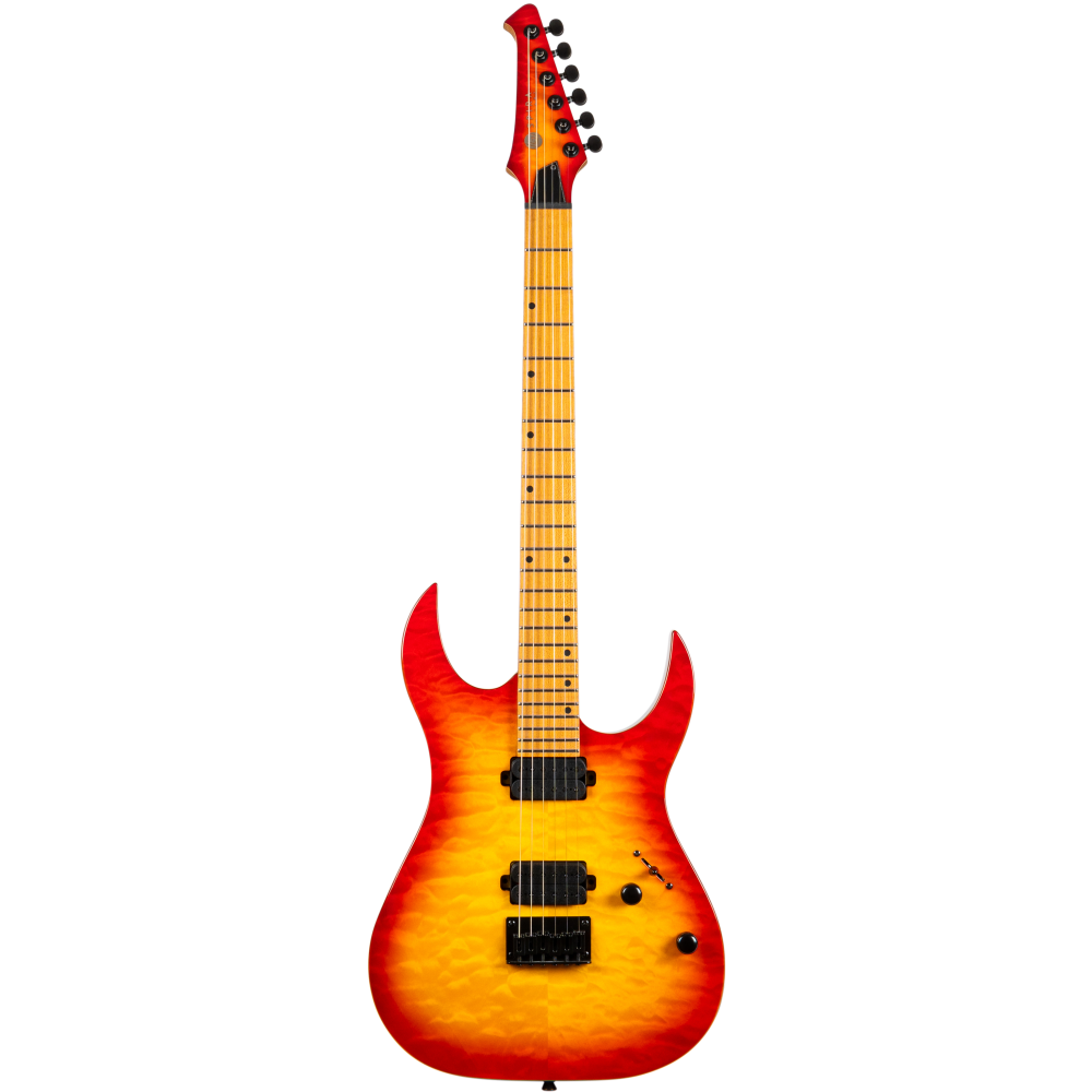 Guitarra Eléctrica Spira S500-QFB Fireburst