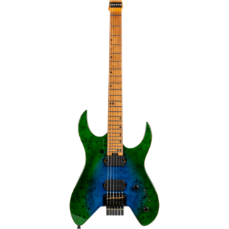 Guitarra Eléctrica Spira S500-GBR Headless Green/Blue