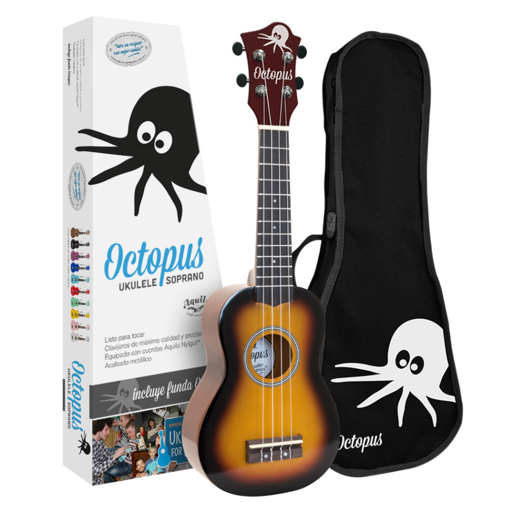 Ukelele Soprano Octopus UK-205OVB Violin Burst