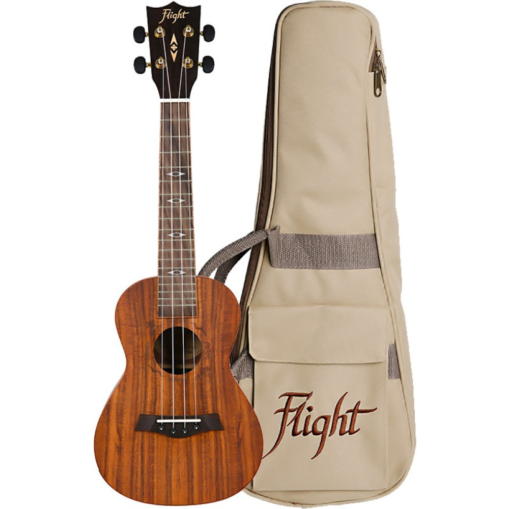 Ukelele Concert Flight DUC-440 Supernatural Acacia