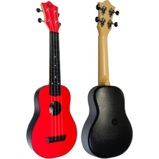 Ukelele Soprano Flight TUS-35RD Travel Rojo