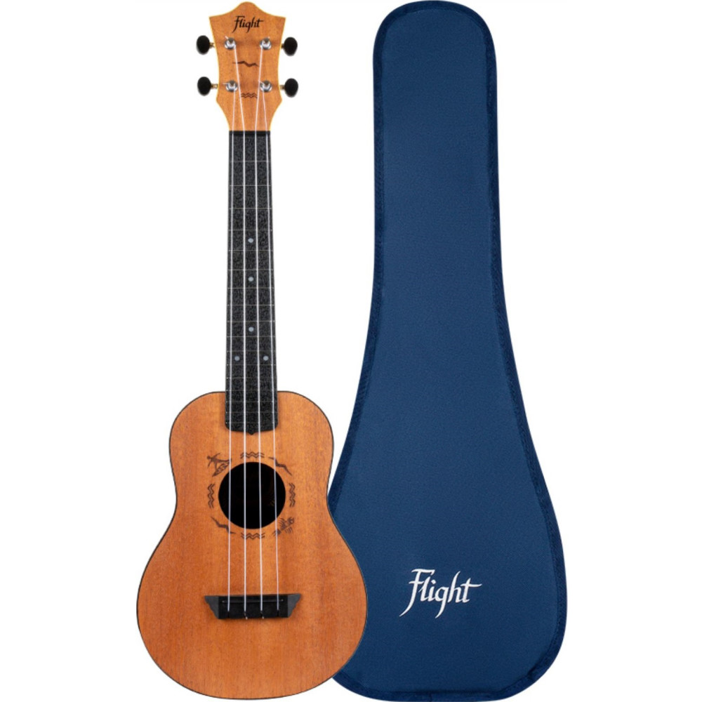 Ukelele Concert Flight TUC-53 Travel Mahogany