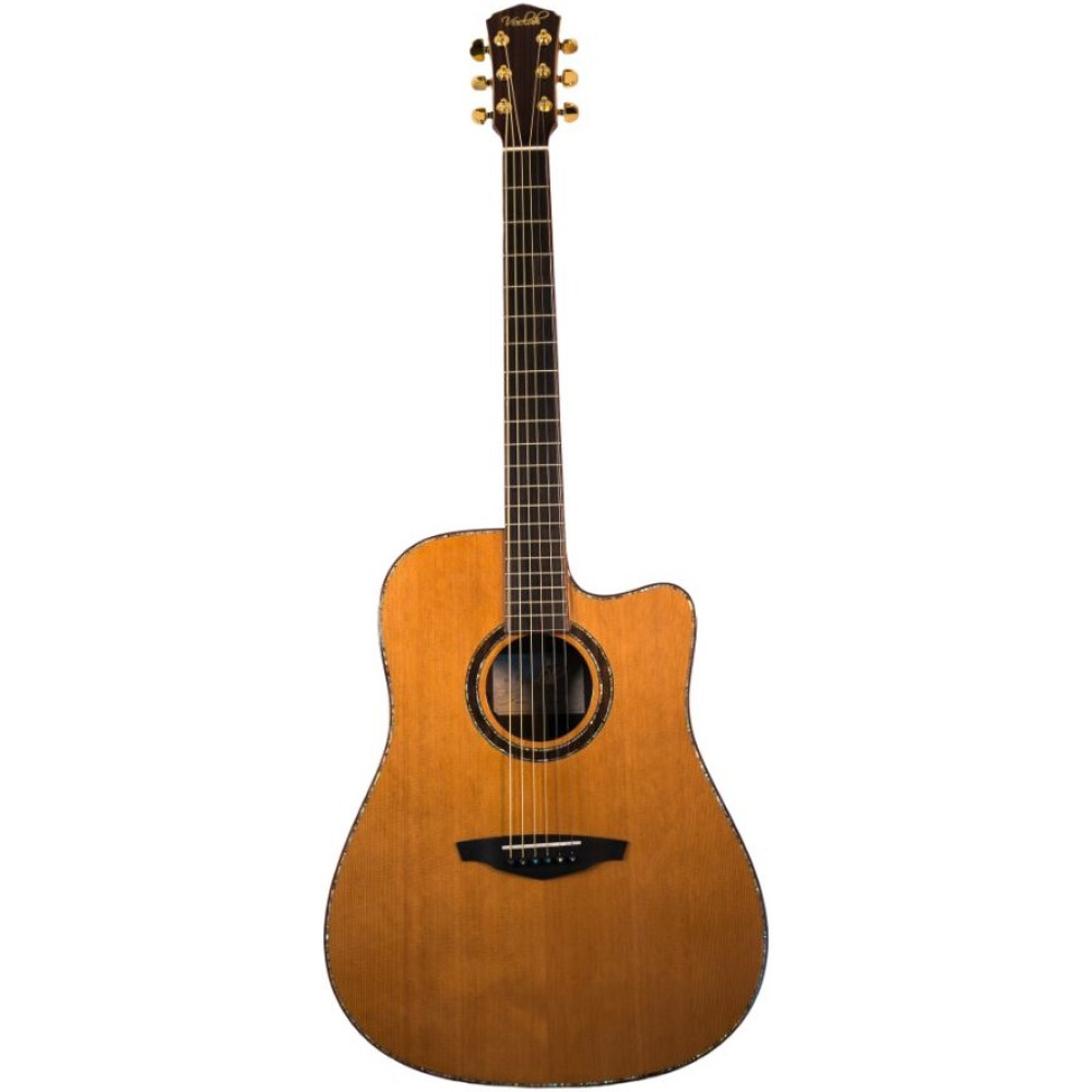 Guitarra Acústica Veelah V57-DCE Cutaway Electrificada
