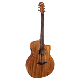 Guitarra Acústica Veelah VGACE-Koa Cutaway Electrificada