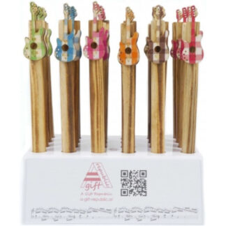 Pack 24 Bolígrafos Guitarra Eléctrica Agifty B-1057M