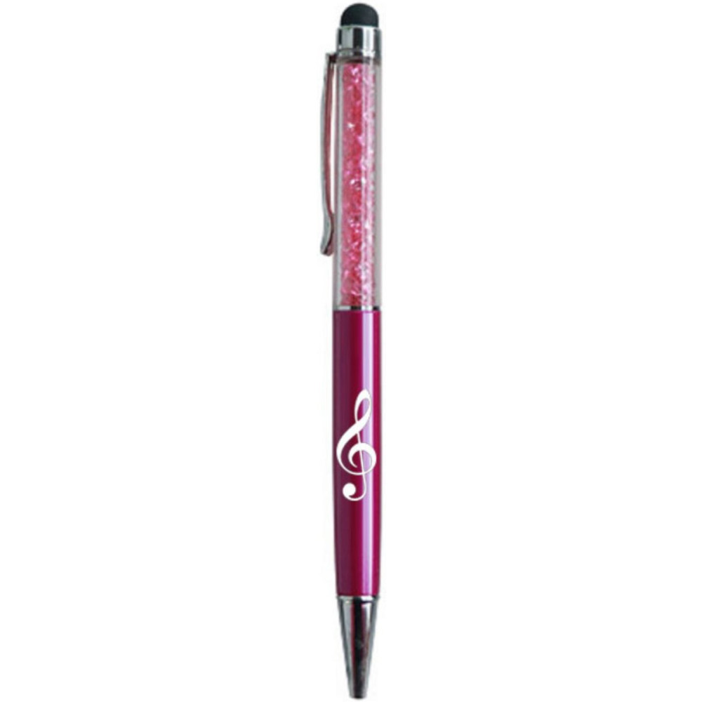 Bolígrafo Stylus Clave De Sol Agifty B-2021 Cristal Magenta
