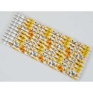 Pack 10 Lápices Guitarras Agifty B-1158 blanco