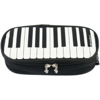 Estuche Escolar Lujo Teclado Agifty P-1019 Negro