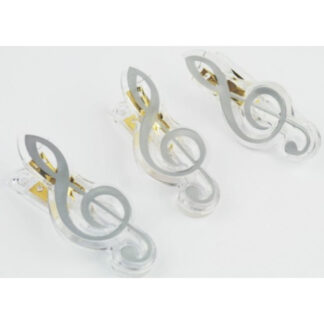 Clip Clave De Sol Agifty C-1068 Plateado 7cm