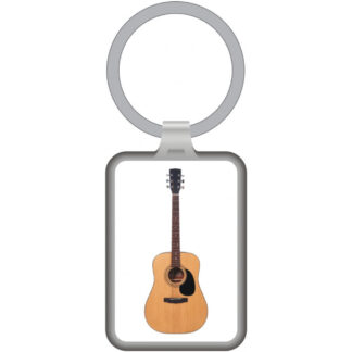Llavero Guitarra Agifty K-1056 Blanco