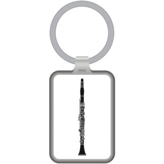 Llavero Clarinete Agifty K-1060 Blanco