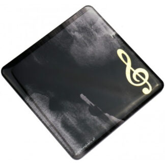 Imán Posavasos Agifty M-1021 Negro Clave de Sol