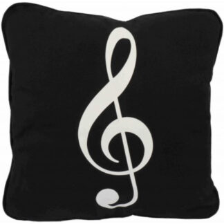 Cojín Clave de Sol Agifty P-2002 Negro 40x40cm