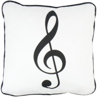 Cojín Clave de Sol Agifty P-2003 Blanco 40x40cm