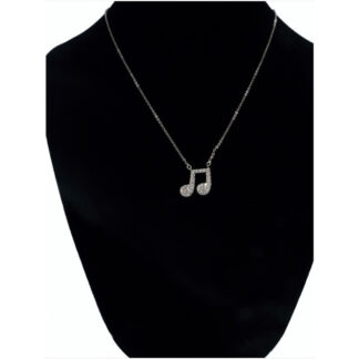 Collar Corchea Plateado Agifty N-2015